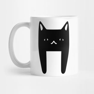 Black Cute Cartoon Cat Mug